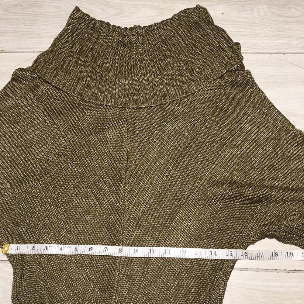 Arden B Womens Cowl Neck Sweater Sz S Brown Pullover - Picture 4 of 6